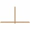 Ekena Millwork Eugene Smooth Timber Gable Bracket, Western Red Cedar, 108"W x 58"H x 3 1/2"D x 3 1/2"F, 13/12 Pitch GBW108X58X0404EUG00SWR - alternate 1